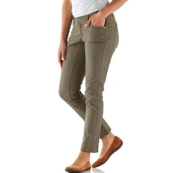 KUHL Green Brooke Skinny Pants Outdoor Hiking size 2 - Picture 1 of 8